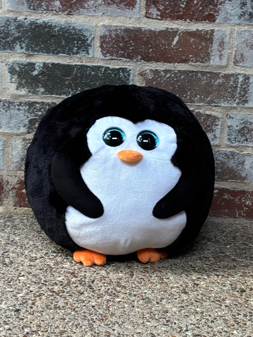 Ty Beanie Avalanche Ballz the Penguin Ball 12" EXTRA LARGE 2012 Rare